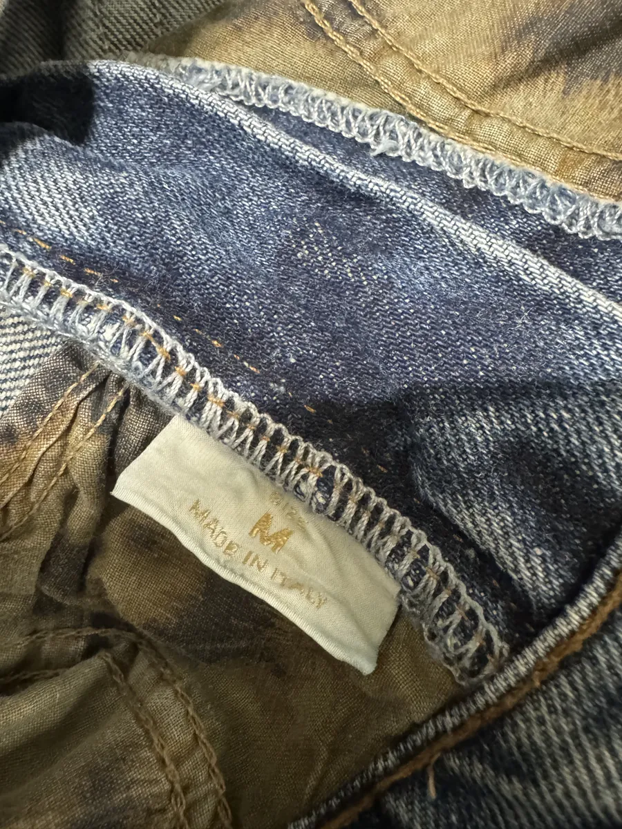 2000s Roberto Cavalli Flared Leopard Cowboy Jeans - Image 6