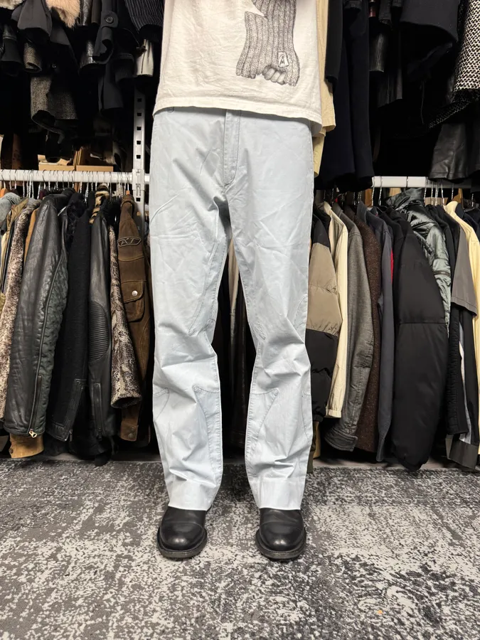 2000s Roberto Cavalli Grey Contemporary Pants - Image 2