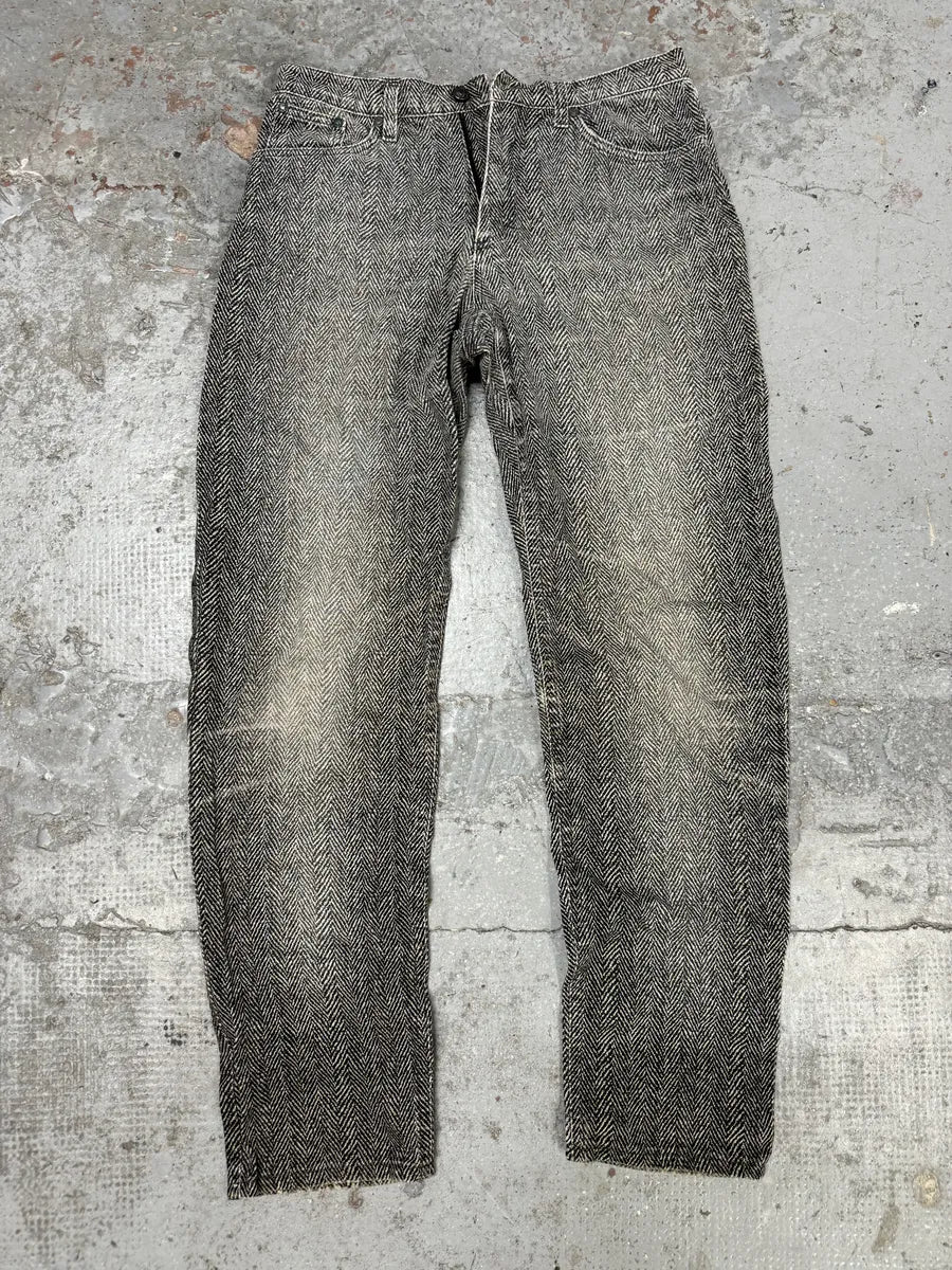 2000s Roberto Cavalli Grey Faded Pants - Image 10
