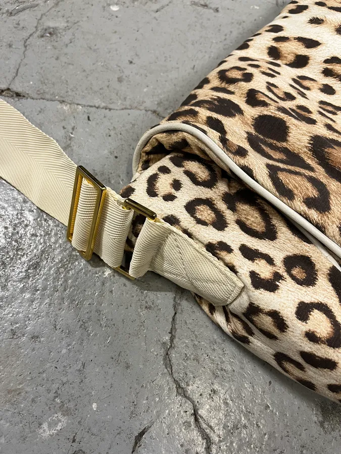 2000s Roberto Cavalli Leopard Shoulder Bag - Image 5