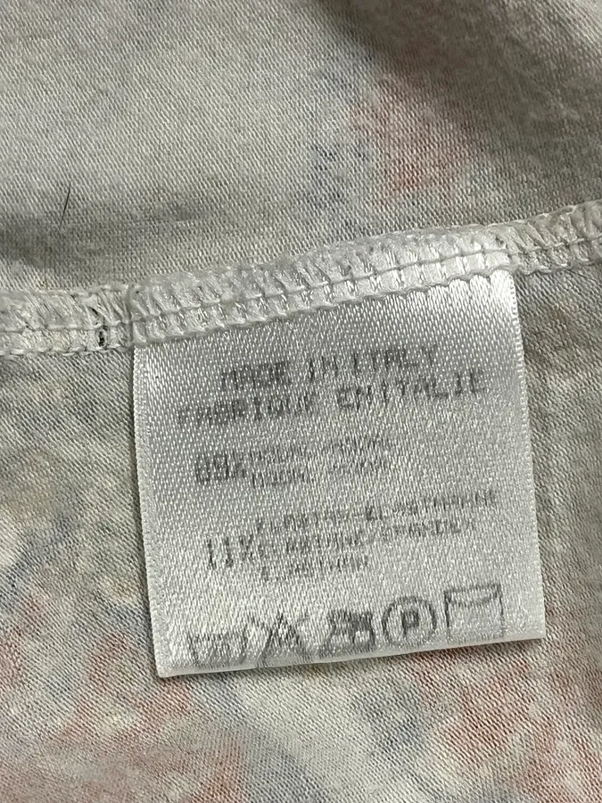 2000s Roberto Cavalli Mosaic Gradient White Shirt - Image 11