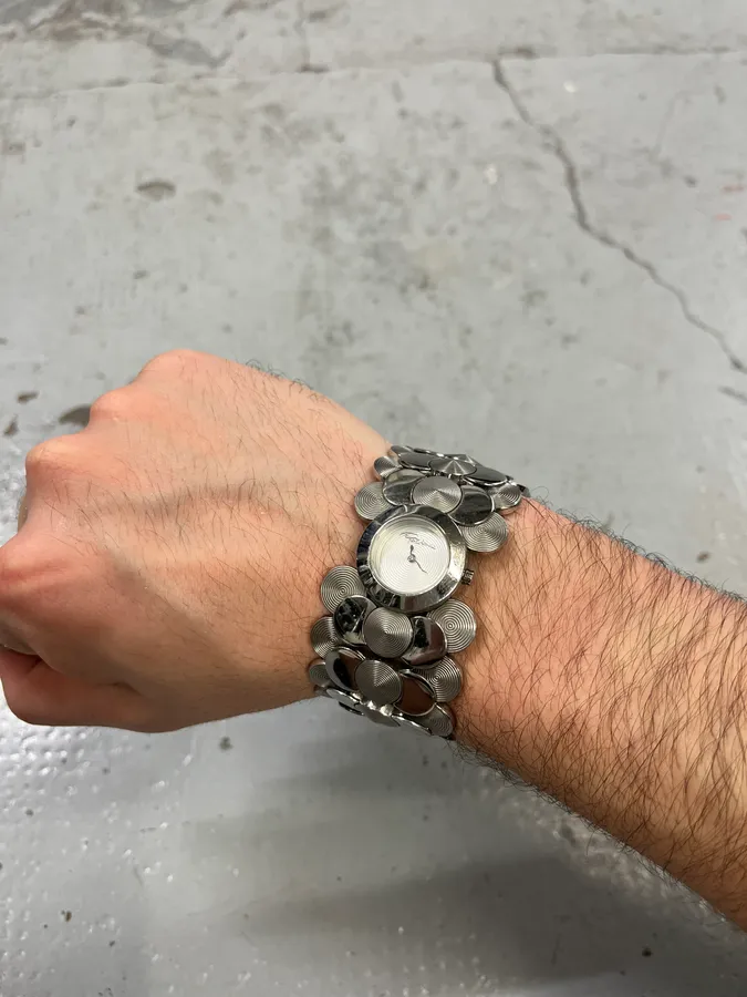2000s Roberto Cavalli Multi Circles Watch - Image 2