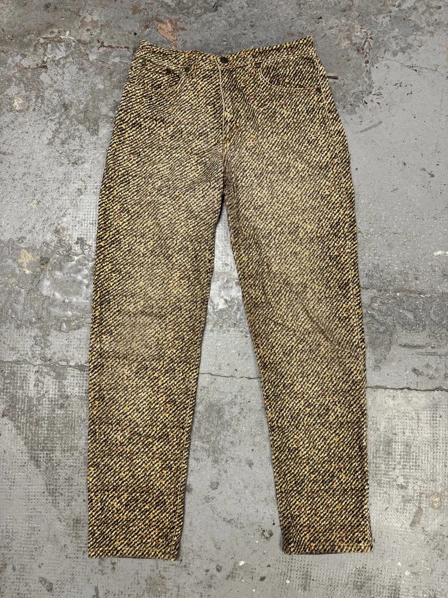 2000s Roberto Cavalli Multicolor Pixelized Pants