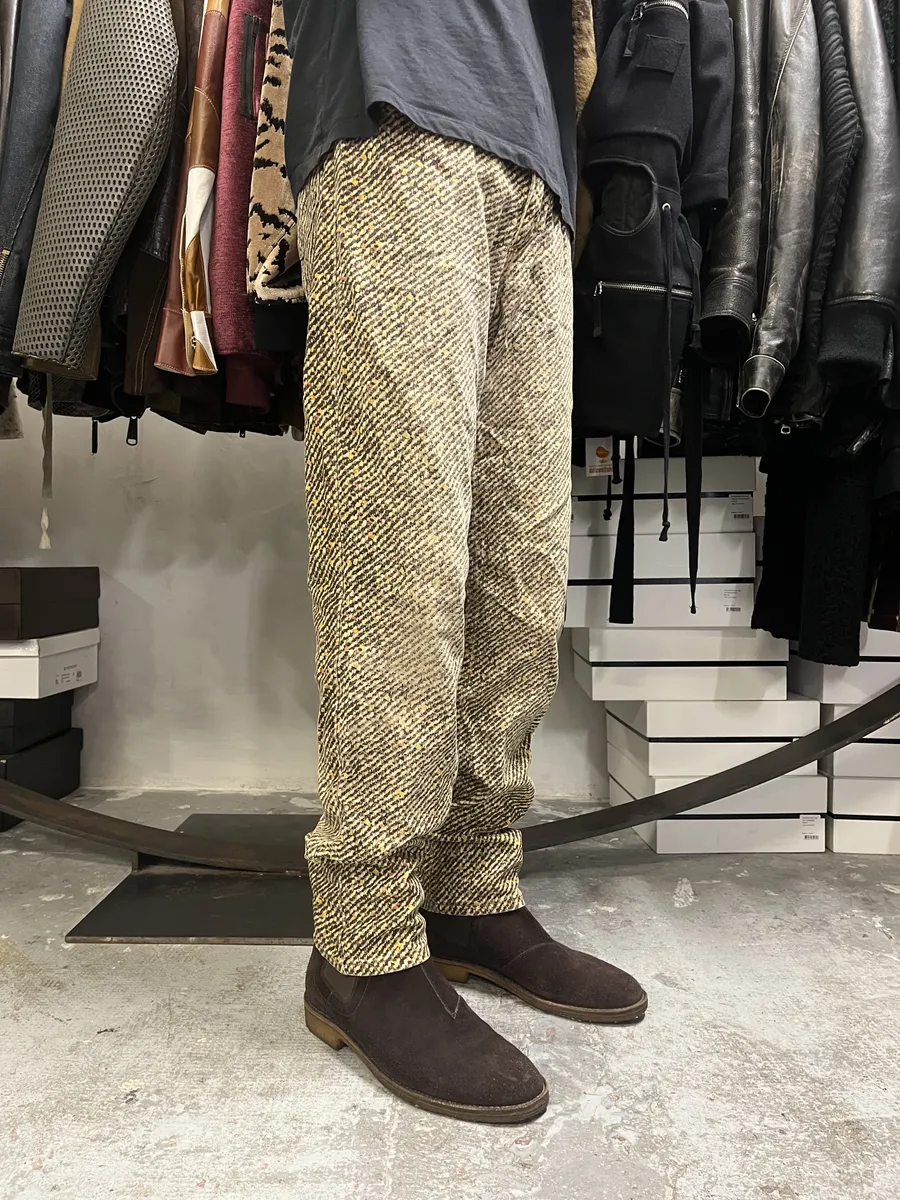 2000s Roberto Cavalli Multicolor Pixelized Pants - Image 3