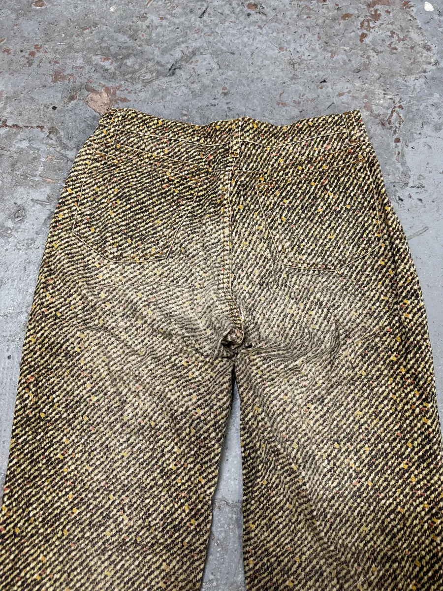 2000s Roberto Cavalli Multicolor Pixelized Pants - Image 7
