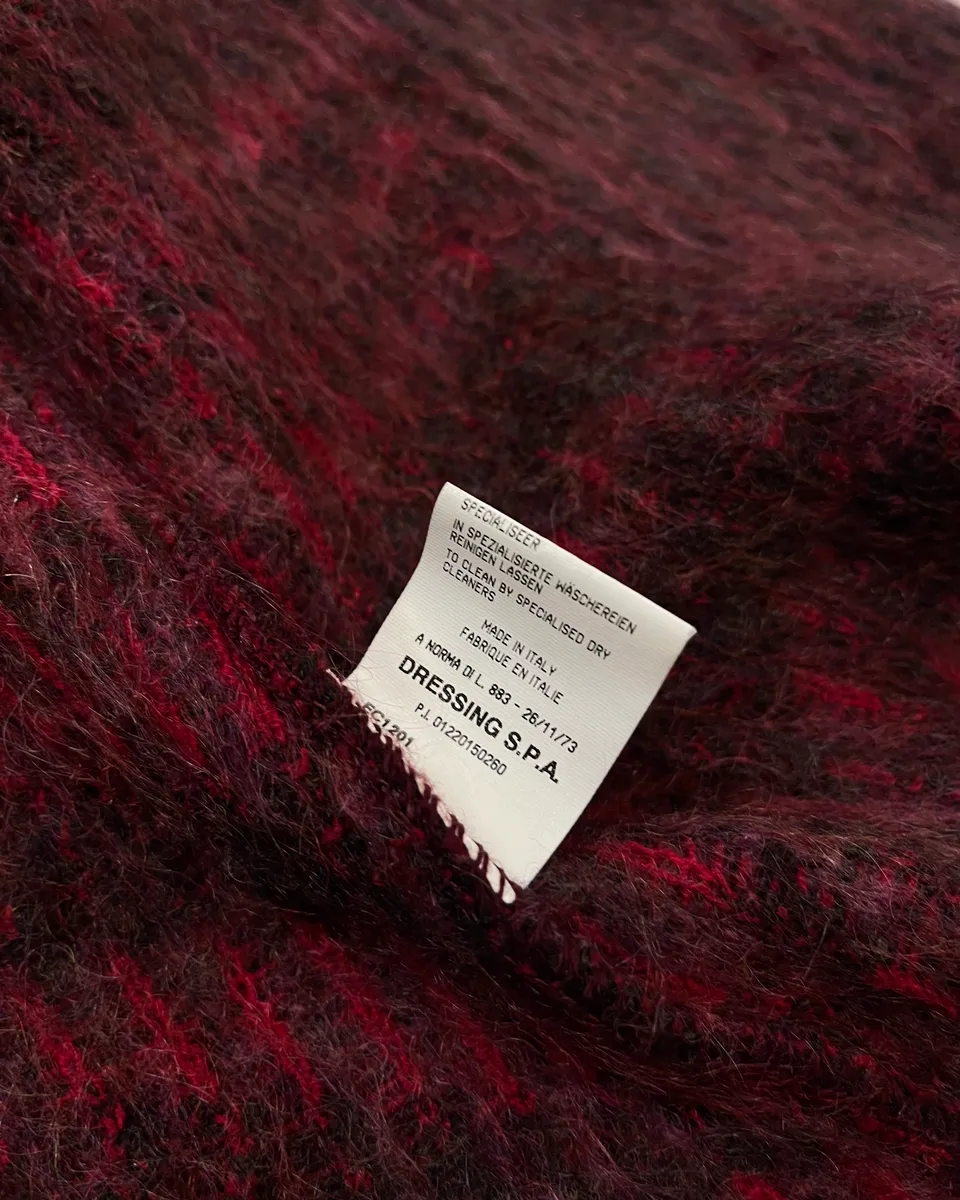 2000s Roberto Cavalli Red Devil Zebra Cardigan - Image 11