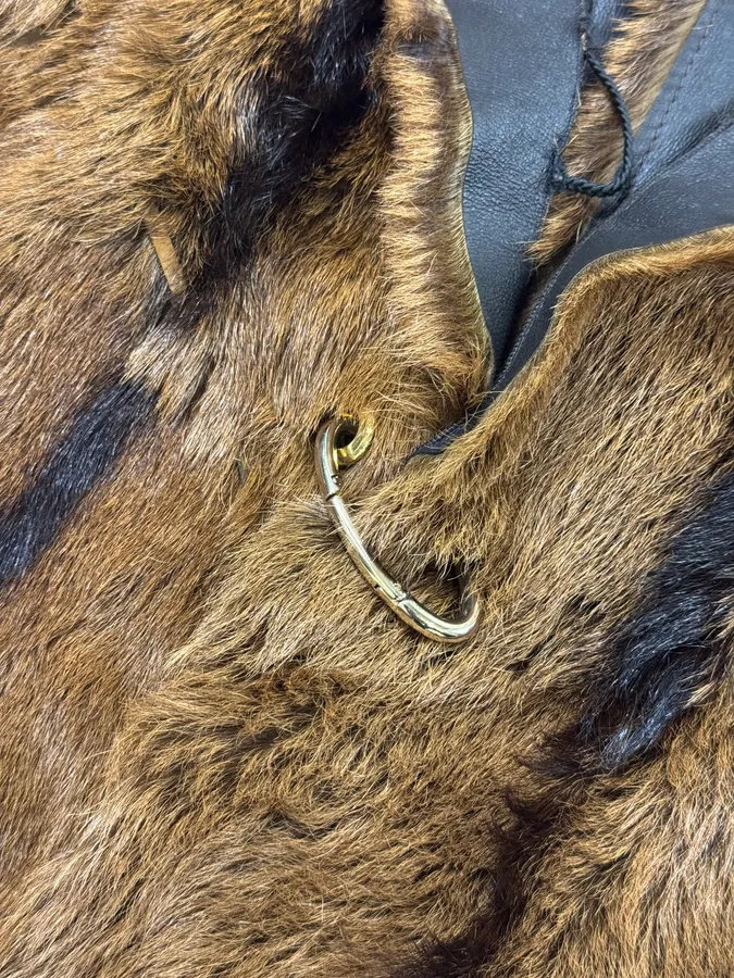 2000s Roberto Cavalli Royal Reversible Long Fur Brown Coat - Image 8