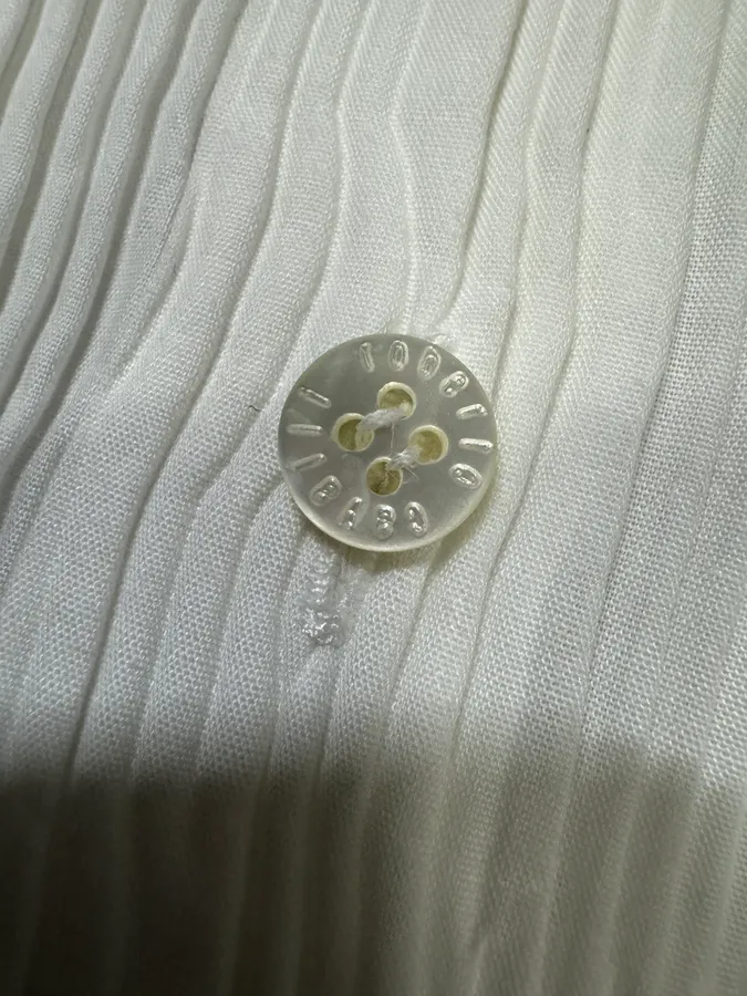 2000s Roberto Cavalli Sexy Pleats White Shirt - Image 4