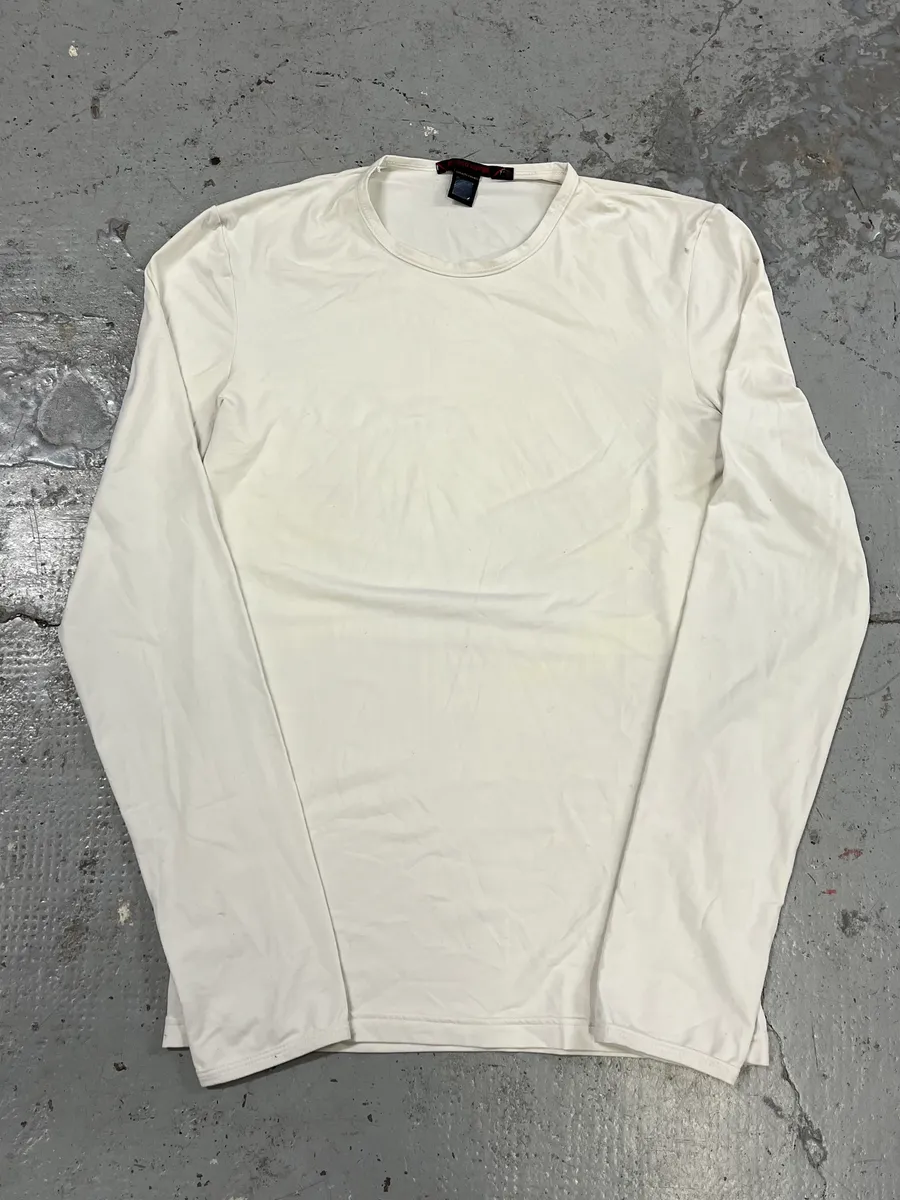 2000s Roberto Cavalli Wolves White Longsleeves - Image 5