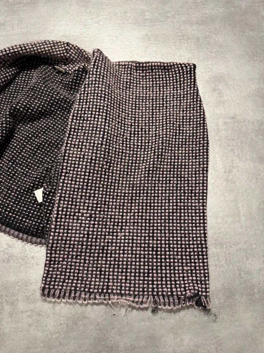 2000s Roberto Cavalli Wool Cardigan & Skirt Set - Image 5