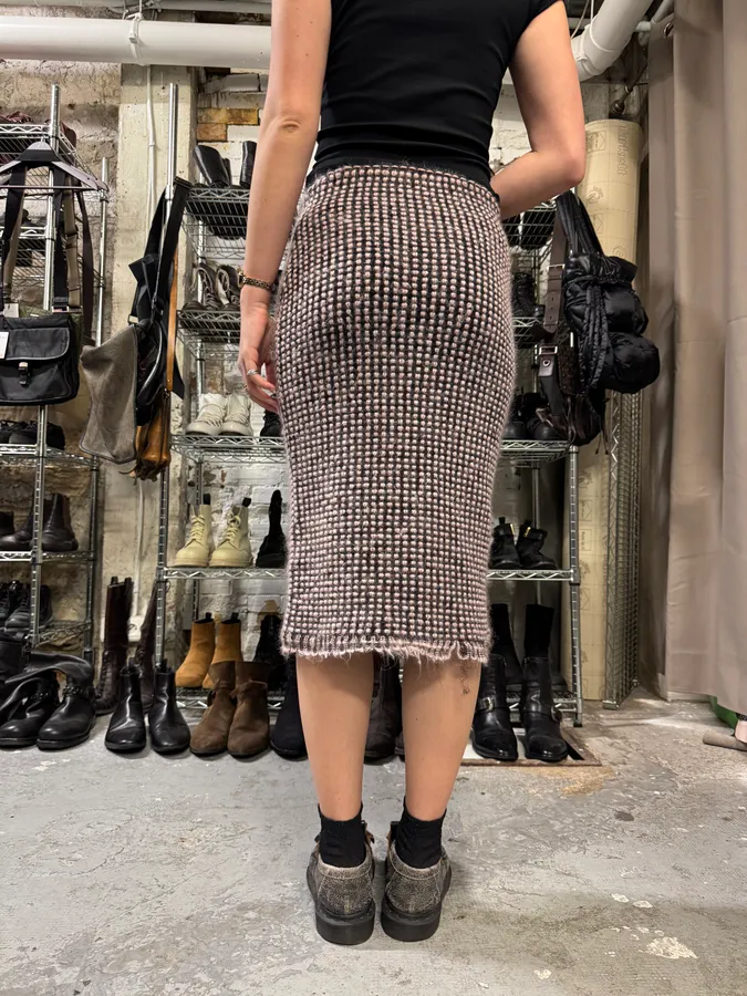 2000s Roberto Cavalli Wool Cardigan & Skirt Set - Image 6