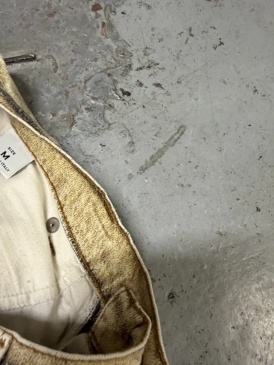 2000s Roberto Cavalli Zebra Savage Beige Pants - Image 6