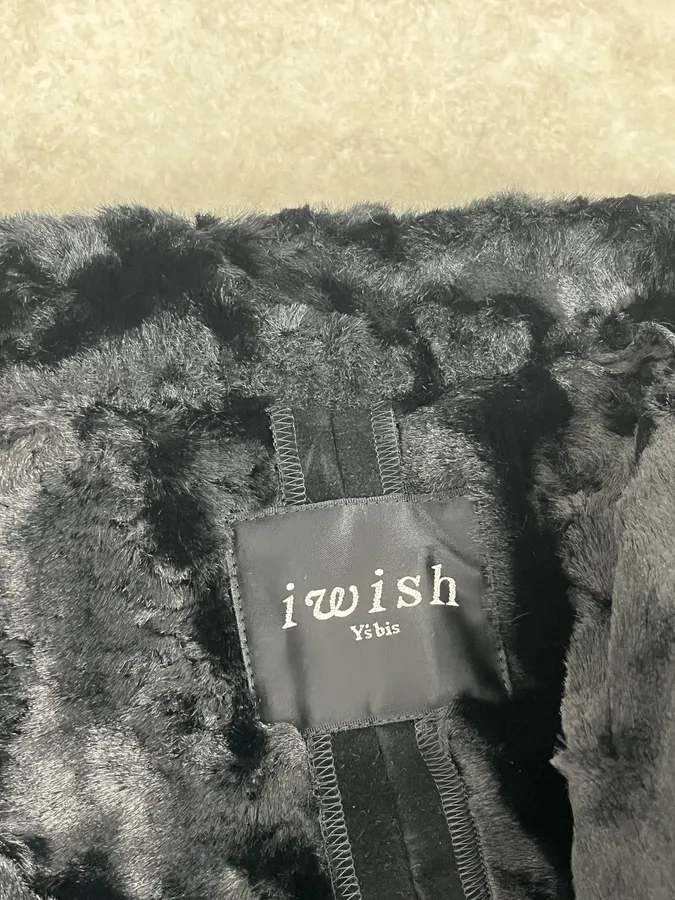 2000s Yohji Yamamoto Y’s Black Faux Suede Double Breasted Jacket - Image 9