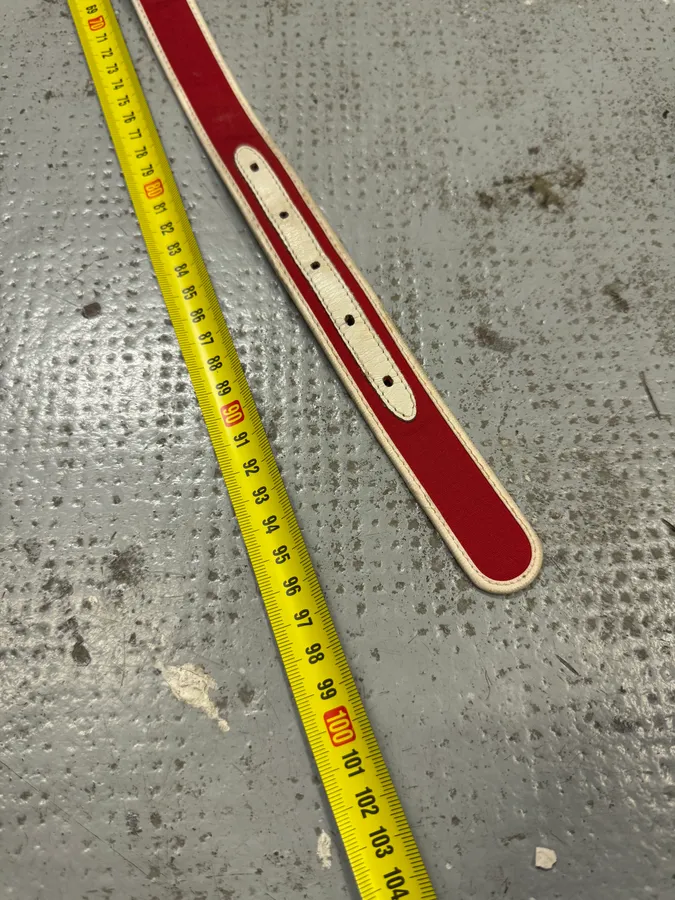 2000s Yves Saint Laurent Class Red Belt - Image 10