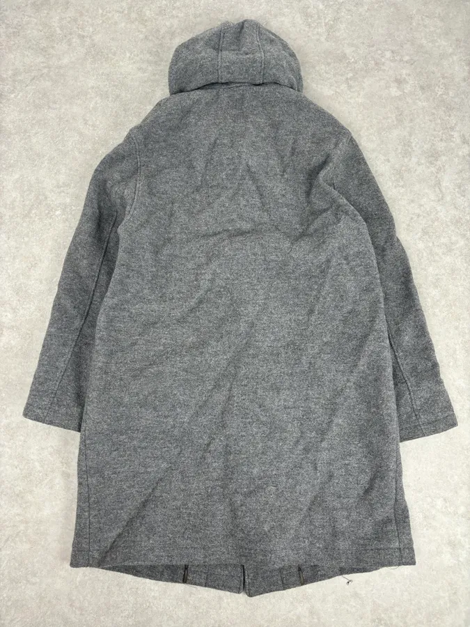 2000s Yves Saint Laurent Grey Long Wool Jacket - Image 5