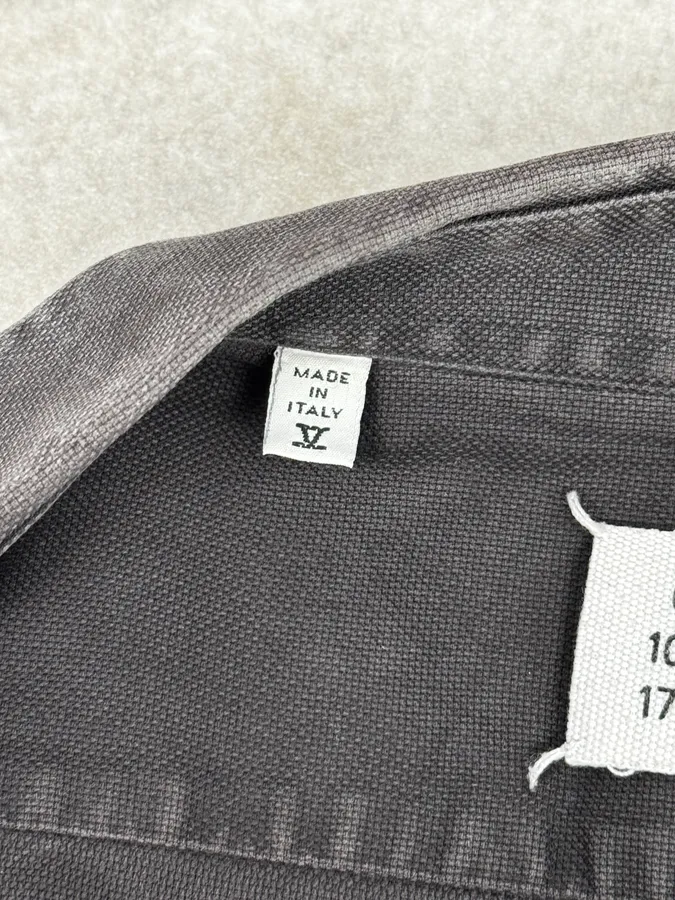 200s Maison Margiela Dark Grey Classic Heavy Shirt - Image 12