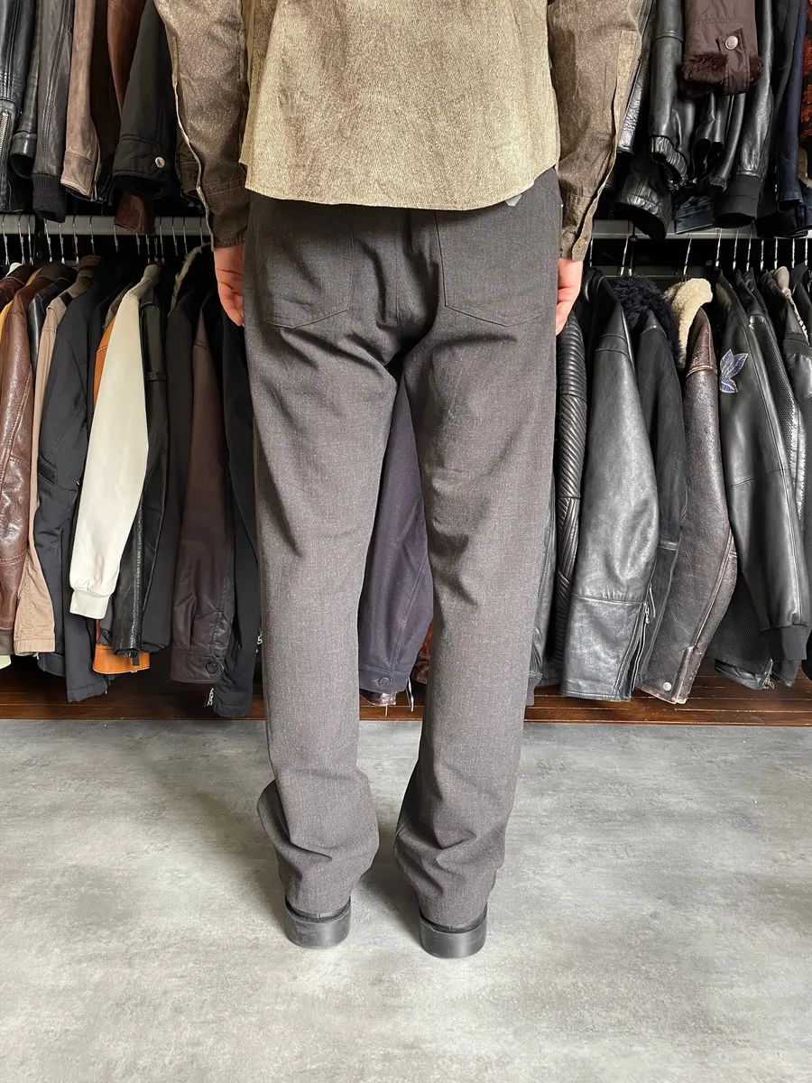 2010s Armani Anthracite Grey Cozy Light  Pants - Image 2