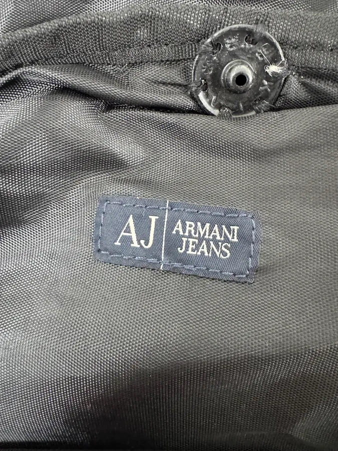 2010s Armani Dark Green Suede Hybrid Shoulder Bag - Image 7