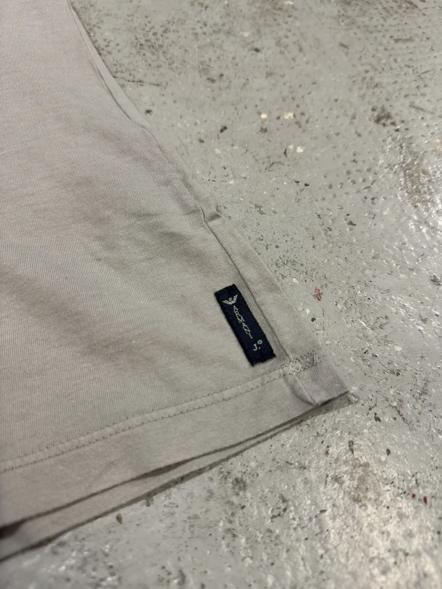 2010s Armani Rock Bubble Fantasy Grey T-Shirt - Image 6
