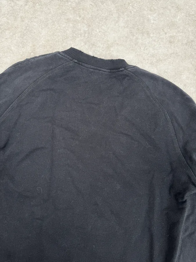 2010s Balmain Black Zip-Shoulder Distressed Sweater - Image 6