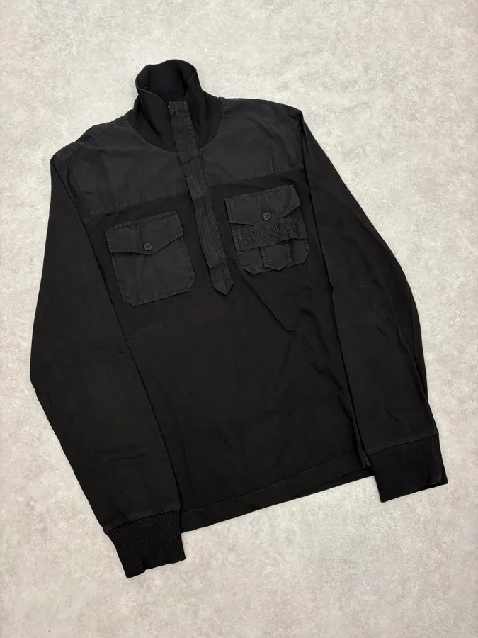 2010s Bikkembergs Black Cargo Polo Shirt - Image 4