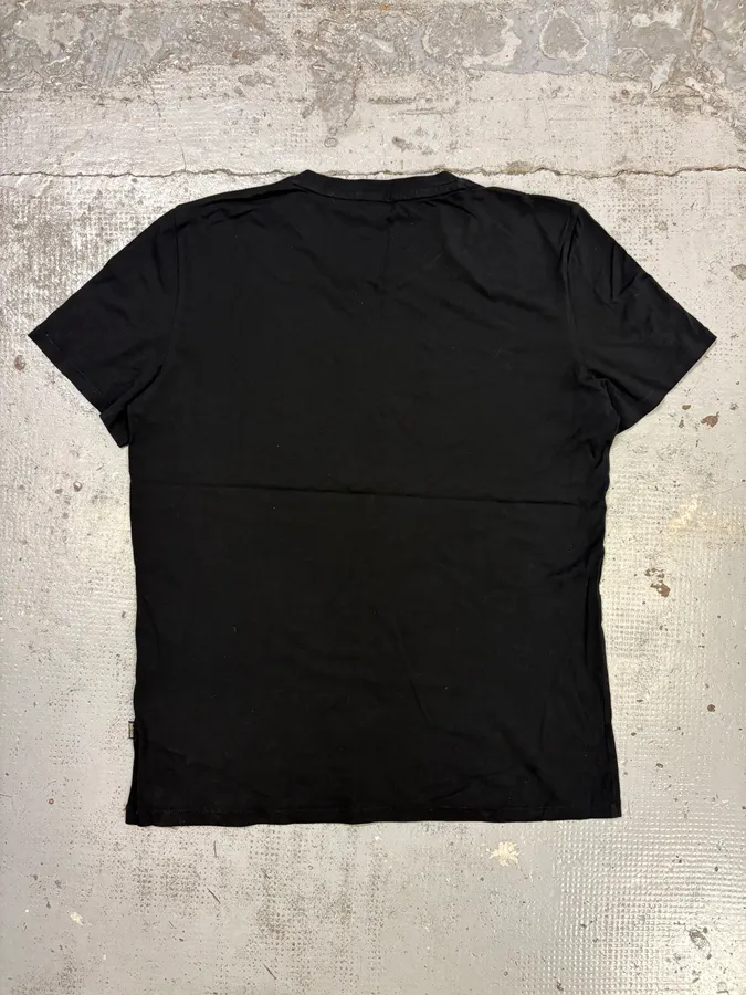 2010s Cavalli Black Abstract Embellished T Shirt - Image 4