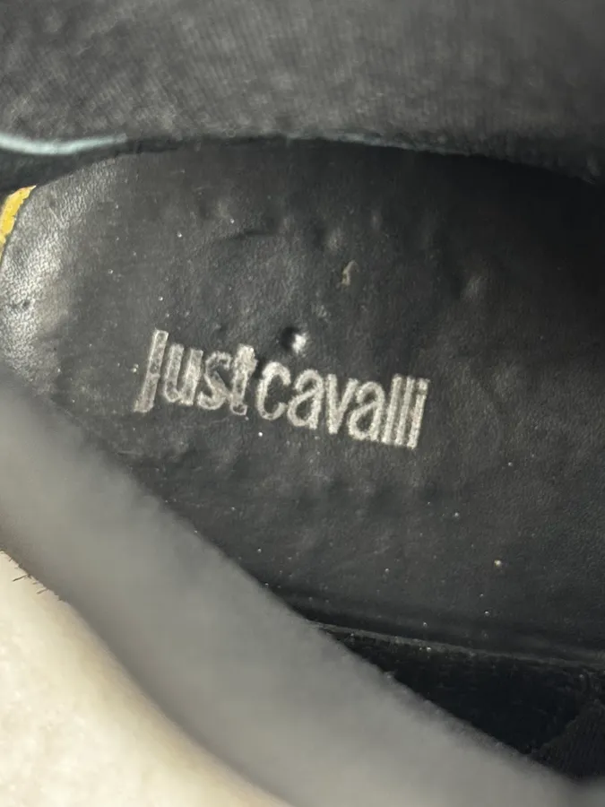 2010s Cavalli Black Suede Leather Boots - Image 10