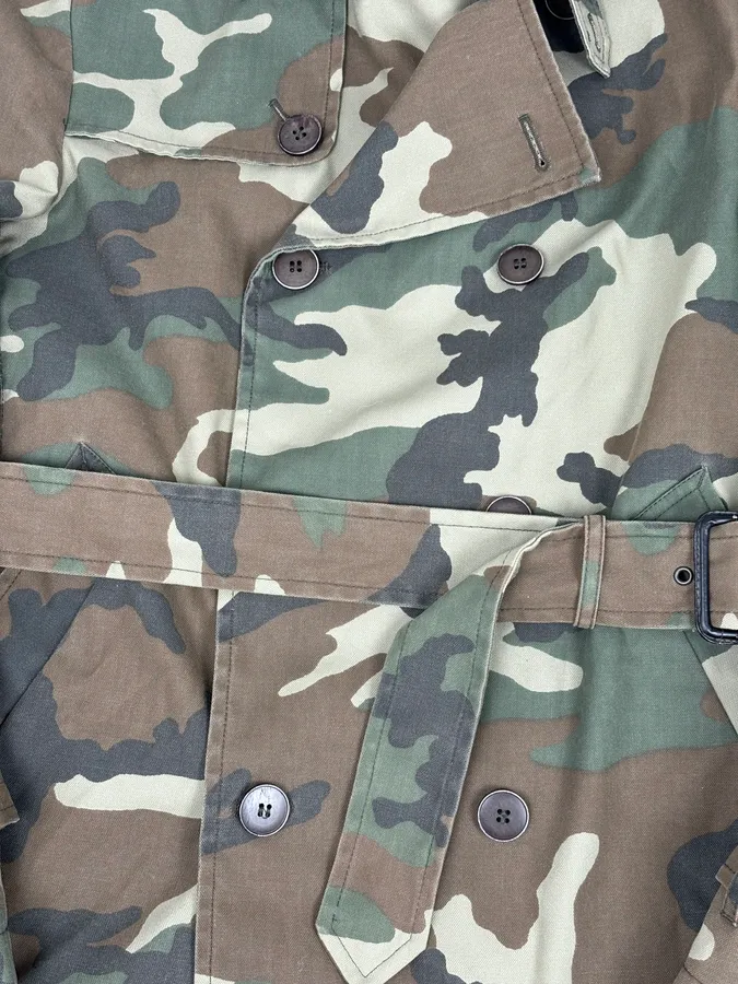 2010s Daniele Alessandrini Camo Trench Coat - Image 11
