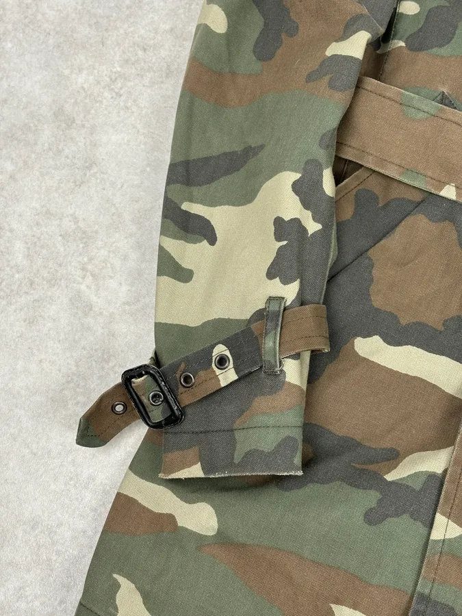 2010s Daniele Alessandrini Camo Trench Coat - Image 9