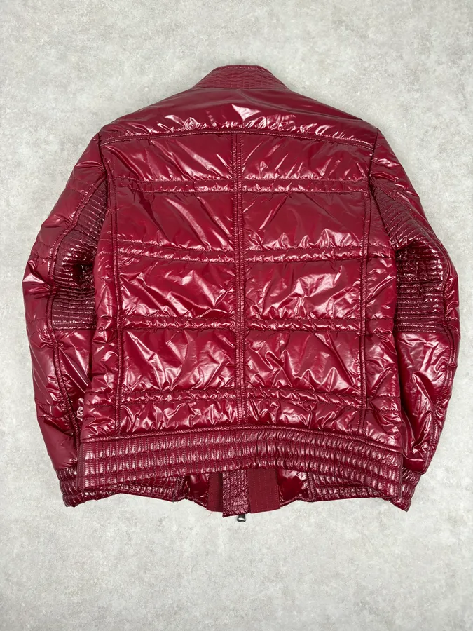 2010s Daniele Alessandrini Red British Puffer Jacket - Image 5