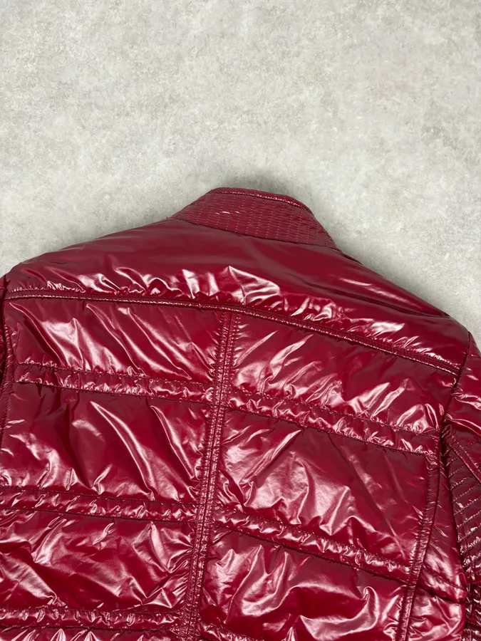 2010s Daniele Alessandrini Red British Puffer Jacket - Image 6