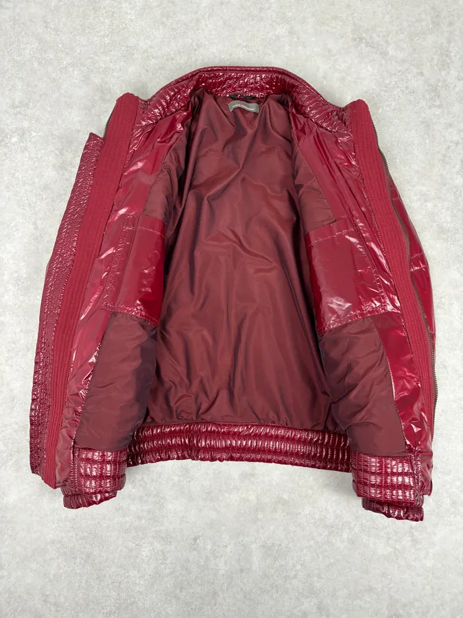 2010s Daniele Alessandrini Red British Puffer Jacket - Image 7