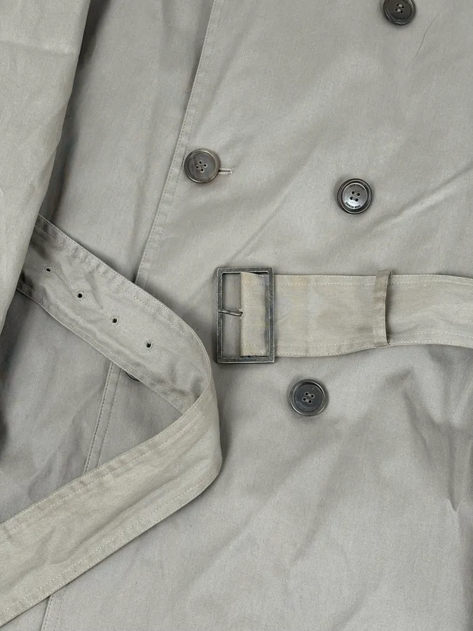 2010s Dior Beige Classy Double-Breasted Trench Coat by Kris Van Assche - Image 10