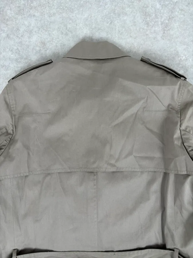 2010s Dior Beige Classy Double-Breasted Trench Coat by Kris Van Assche - Image 7