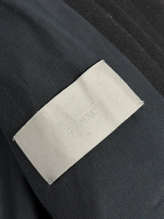 2010s Dior Homme Black Wool Toggle Duffle Coat by Kris Van Assche - Image 9