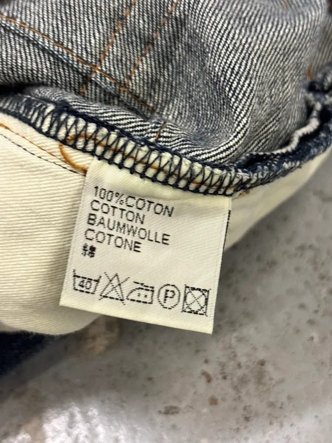 2010s Dior Navy Denim Straight Leg Jeans - Image 10