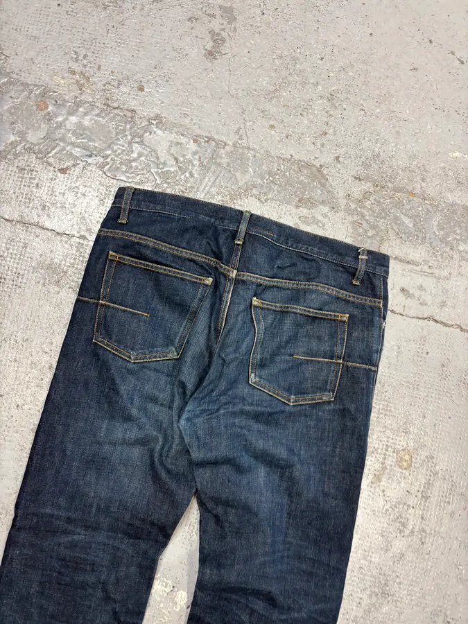 2010s Dior Navy Slim Denim Jeans by Kris Van Assche - Image 7