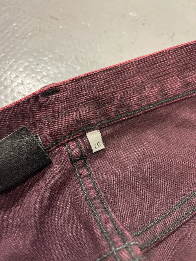 2010s Dior Purple Shadow Slim Denim Jeans by Kris Van Assche - Image 11