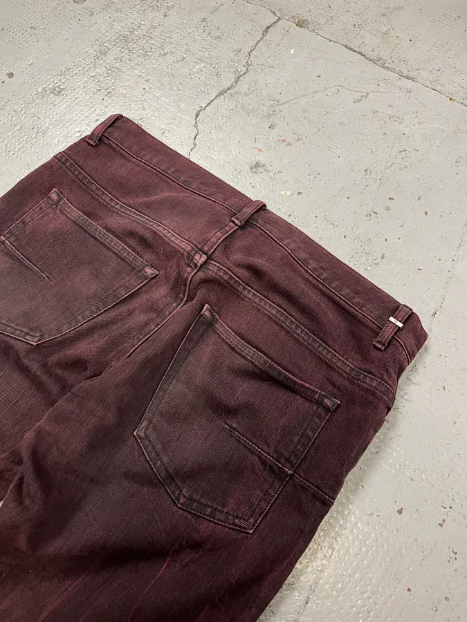 2010s Dior Purple Shadow Slim Denim Jeans by Kris Van Assche - Image 8