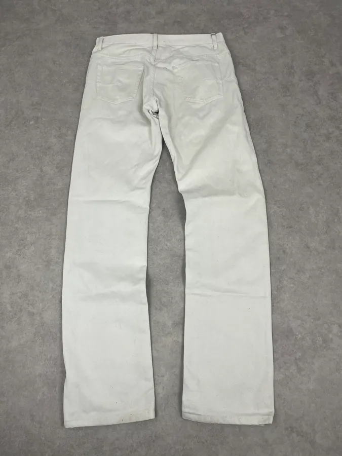 2010s Dior White Denim Jeans by Kris Van Assche - Image 5