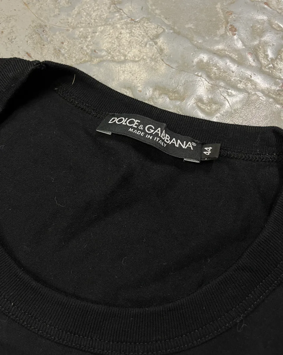 2010s Dolce & Gabbana Black Al Pacino Graphic T-Shirt - Image 8