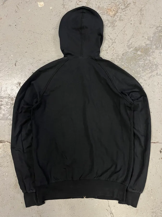 2010s Dolce & Gabbana Black Hooded Zip-up Sweatshirt - Image 6