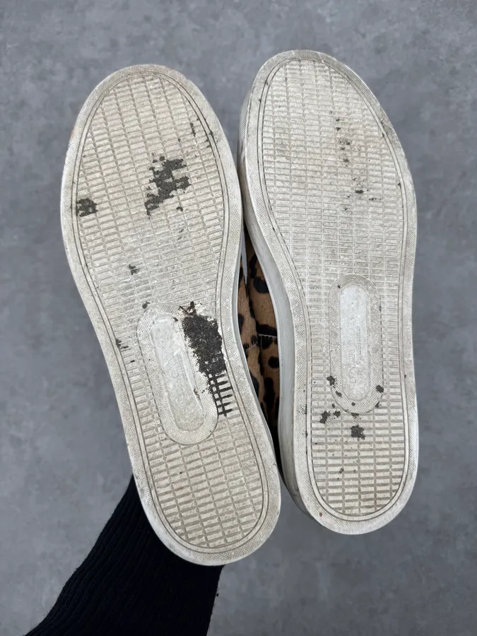 2010s Dolce & Gabbana Leopard Fur Slip-On Shoes - Image 5