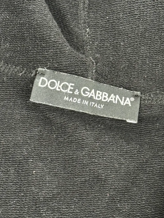 2010s Dolce & Gabbana Navy Premium Zip-up Hoodie - Image 13