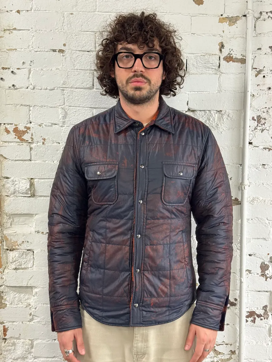 2010s Dolce & Gabbana Reversible Orange & Black Tartan Jacket - Image 3