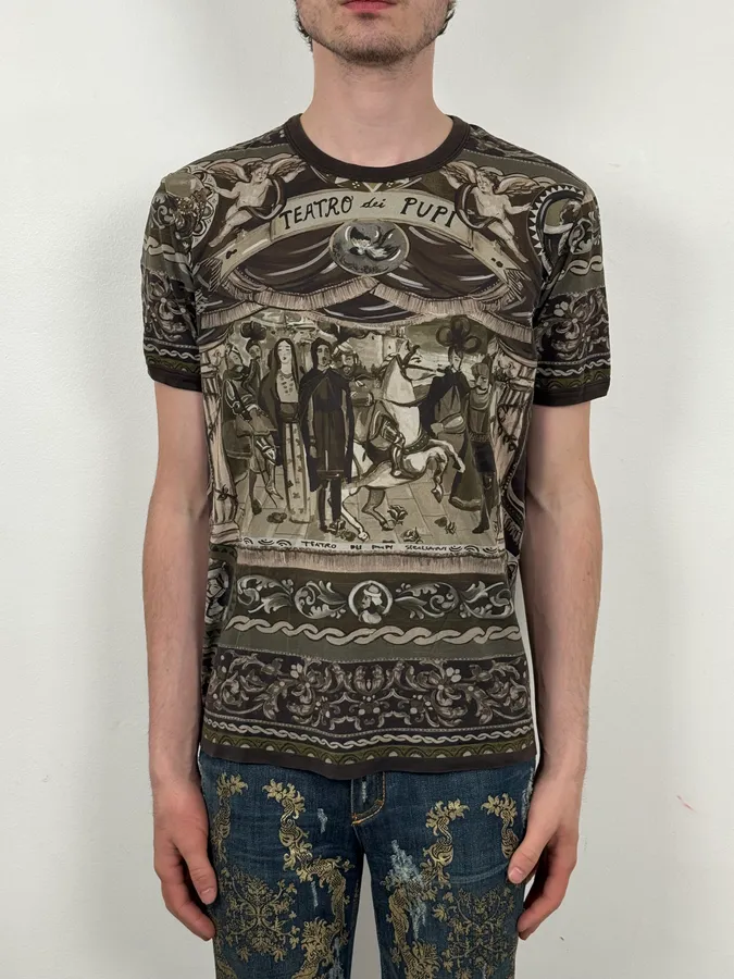 2010s Dolce & Gabbana Teatro Della Puppets T-Shirt - Image 2