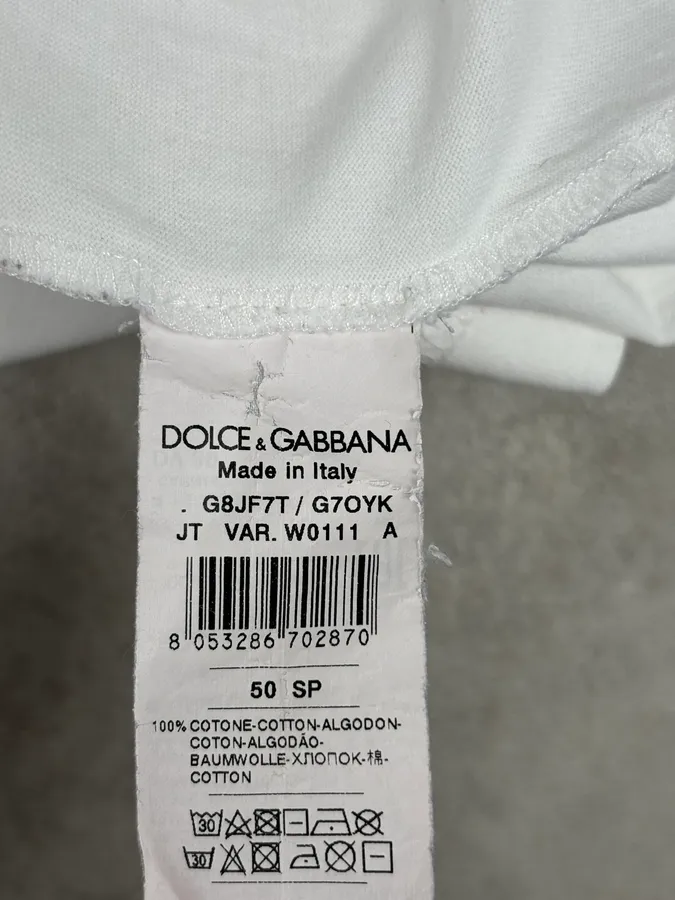 2010s Dolce & Gabbana White Angels In Heaven T-Shirt - Image 9