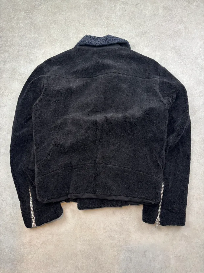 2010s Dries Van Noten Navy Cozy Asymmetrical Jacket - Image 5