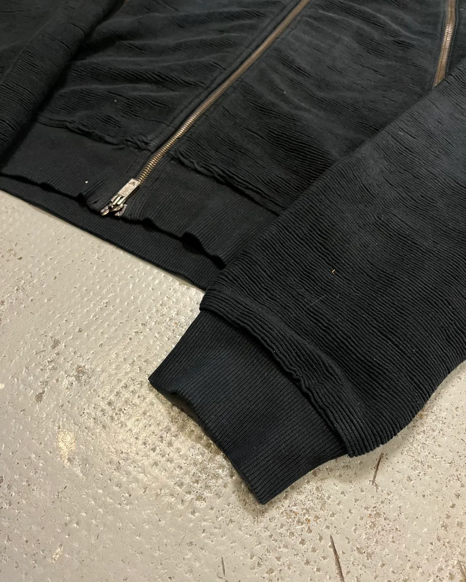 2010s Emporio Armani Black Multi Zip Hoodie - Image 6