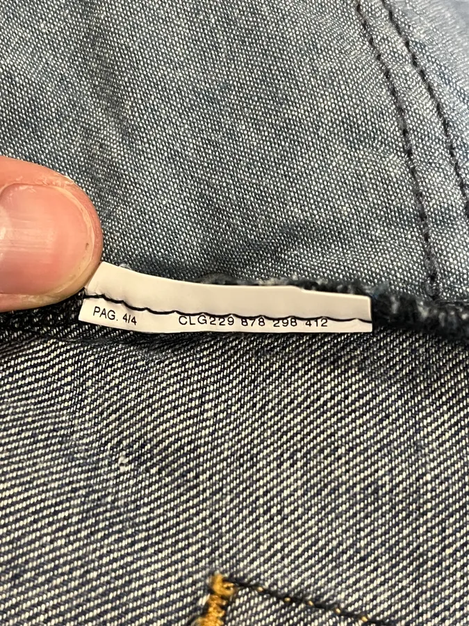 2010s Emporio Armani Blue Flared Denim Jeans - Image 8